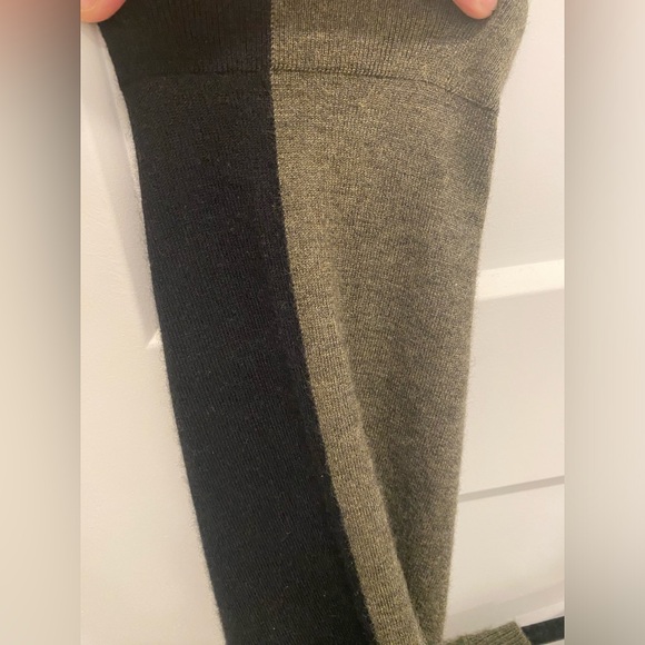 Craig Green Men’s XL cashmere sweater, olive green front, black back, worn once - Picture 6 of 8